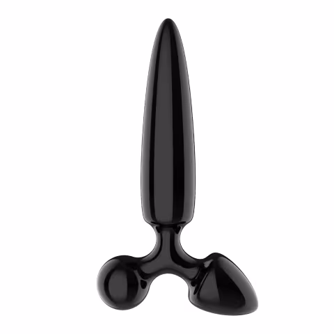 Тристоронній скляний дилдо Satisfyer Triple Crystal 1 Black