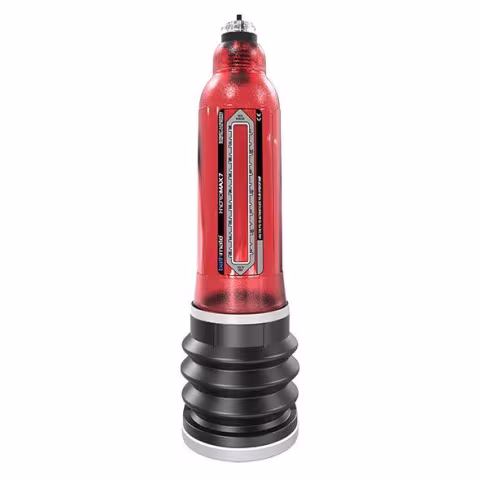 Гідропомпа Bathmate Hydromax 7 Red, для члена довжиною від 12,5 до 18 см, діаметр до 5 см
