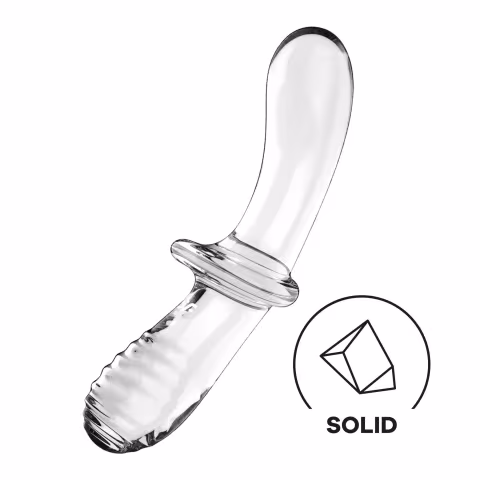 Дилдо Satisfyer Double Crystal (Transparent) (м'яте паковання!!!)