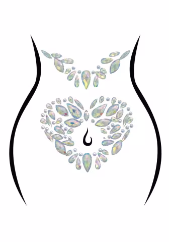 Стрази-прикраси для тіла Leg Avenue Novalie body jewels sticker, наліпки