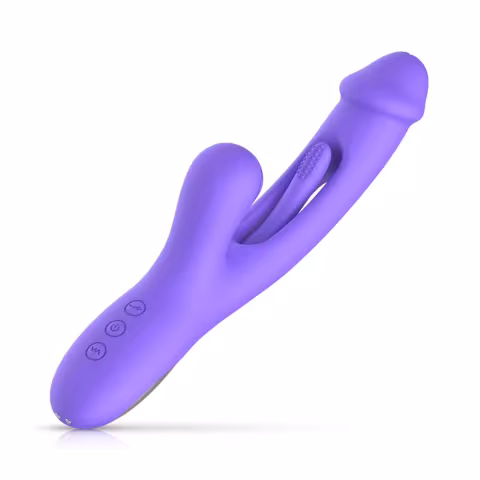 Вібратор-кролик із вагінальним відростком Good Vibes Only – Tess Rabbit Vibrator with G-Spot Stimulator