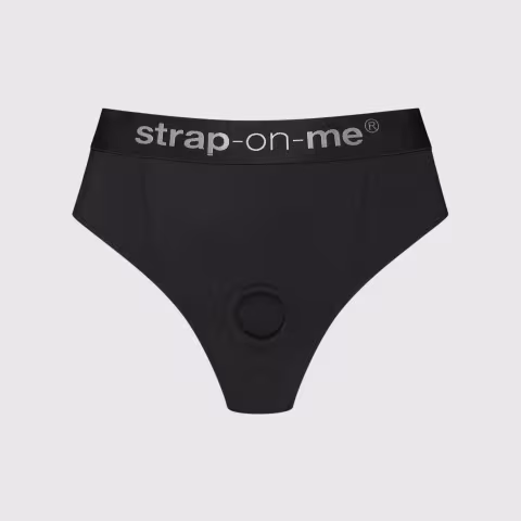 Трусики з фіксацією дилдо Strap-On-Me Harness Lingerie Idole - XS - Black