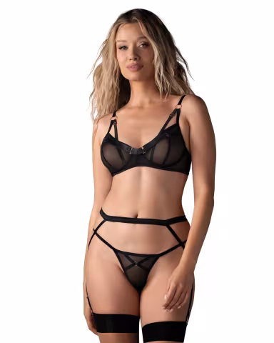 Комплект Obsessive Euridia 3-pcs set XL/2XL
