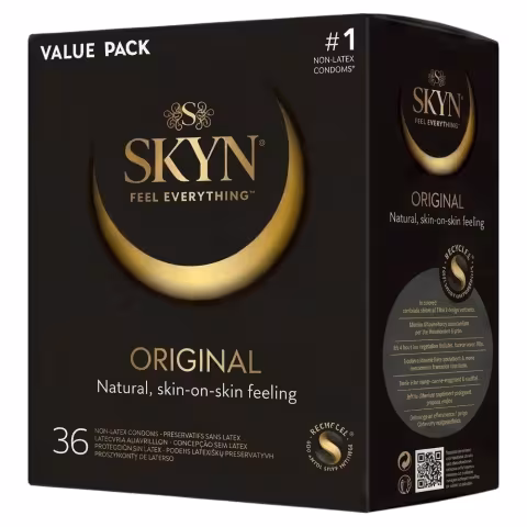 Безлатексні преміум-презервативи SKYN Original 36 шт