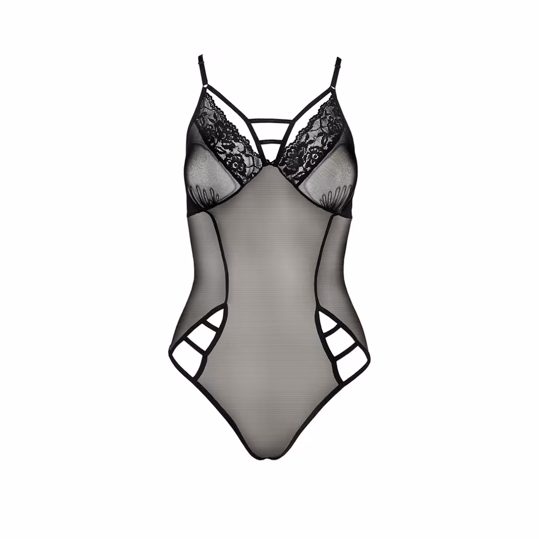Боді Passion MELANIA BODY S/M, black — фото 3