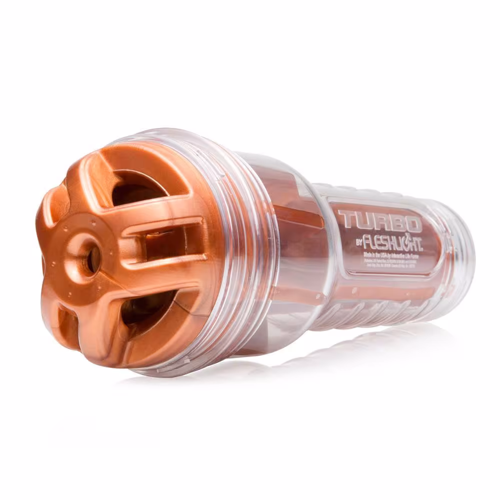 Мастурбатор Fleshlight Turbo Ignition Copper (імітатор мінету) — фото 2