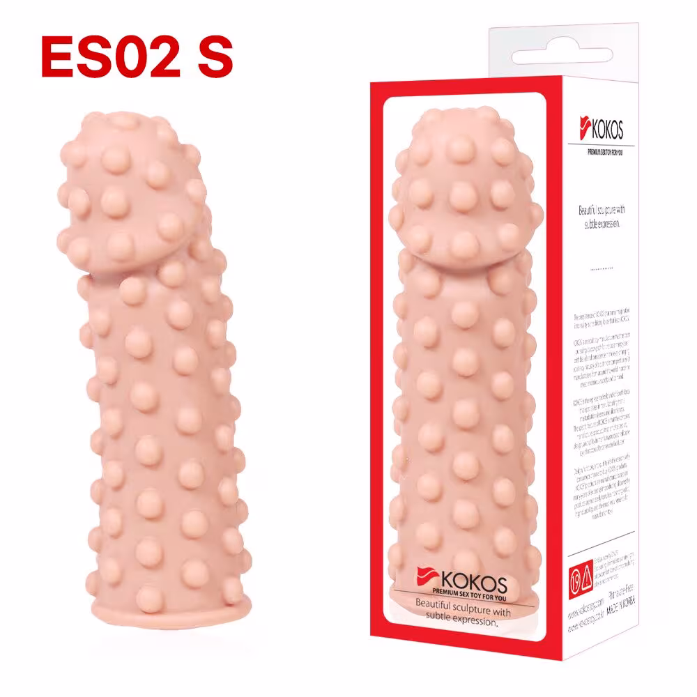 Насадка на член Kokos Extreme Sleeve ES.02 размер S, потовщувальна, стимулюючий рельєф — фото 4