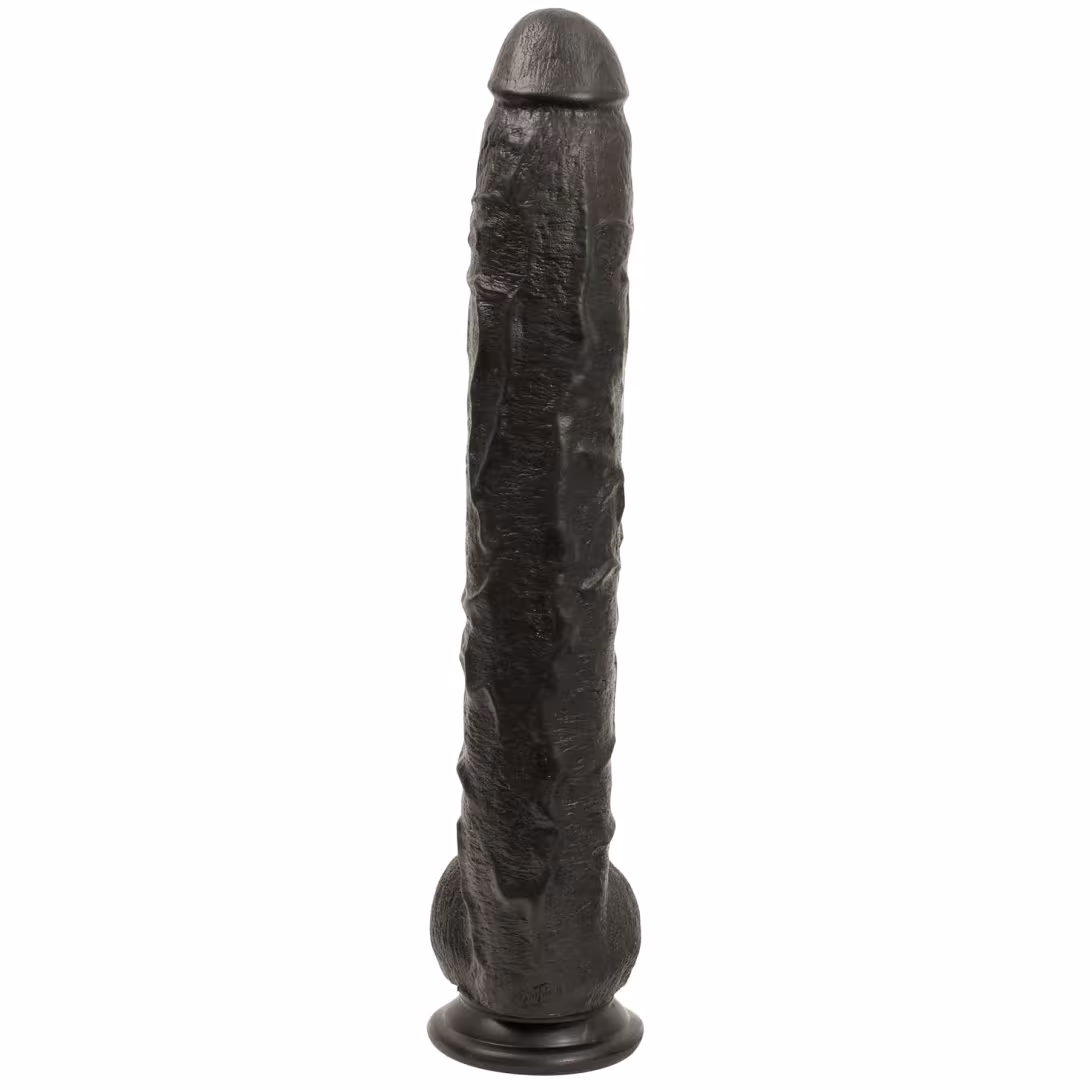 Фалоімітатор Doc Johnson Dick Rambone Cock Black, діаметр 6 см, довжина 42 см, ПВХ — фото 4