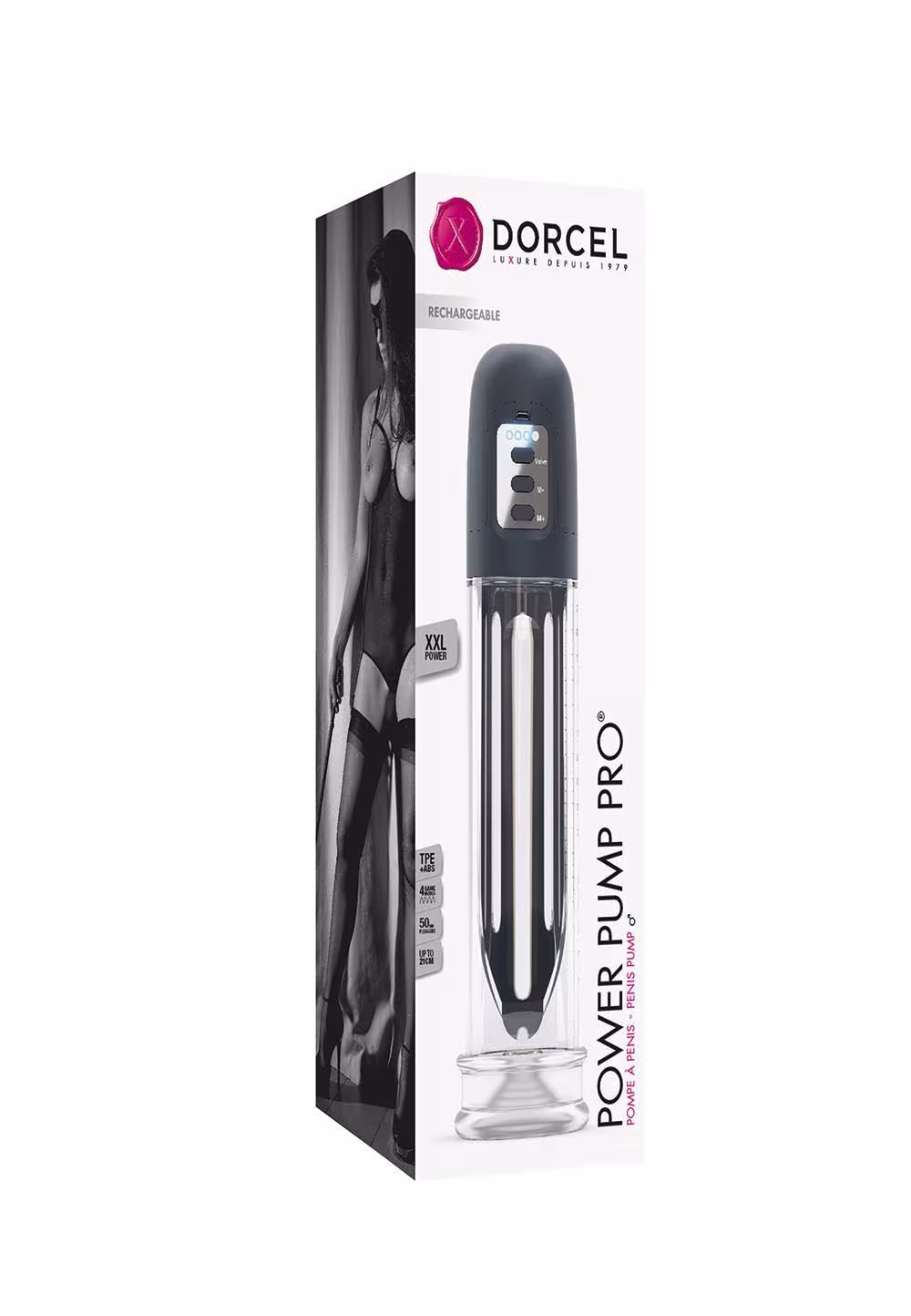Вакуумна помпа Dorcel POWER PUMP PRO для члена довжиною до 20 см, діаметр до 5 см — фото 4