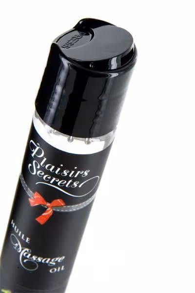 Масажна олія Plaisirs Secrets Coconut (59 мл) з афродизіаками, їстівна, подарункова упаковка — фото 2