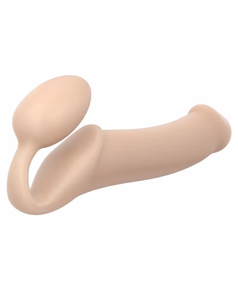 Безремінний страпон Strap-On-Me Flesh XL, повністю регульований, діаметр 4,5 см — фото 2