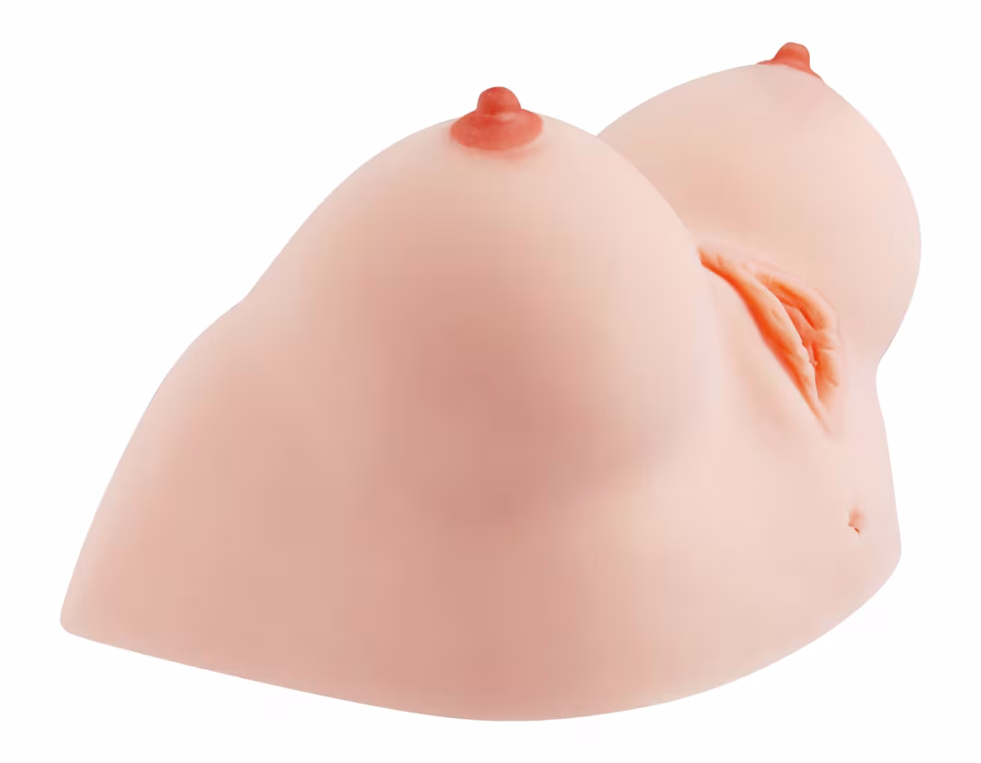 Мастурбатор Kokos Juilana Breast 2WayPlus з функцією масажу та вібрацією — фото 3