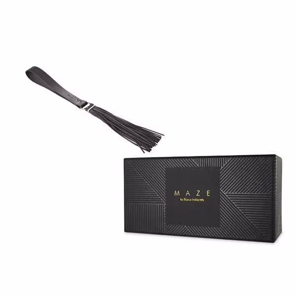 Флогер Bijoux Indiscrets MAZE — Tassel Flogger Black — фото 2
