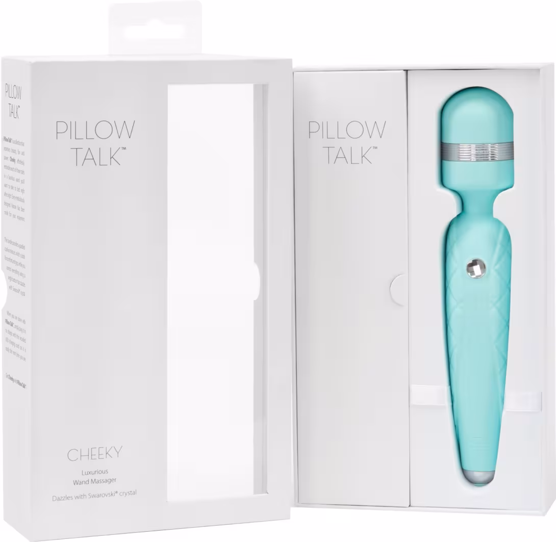 Розкішний вібромасажер PILLOW TALK - Cheeky Teal (м'яте паковання!!!) — фото 10