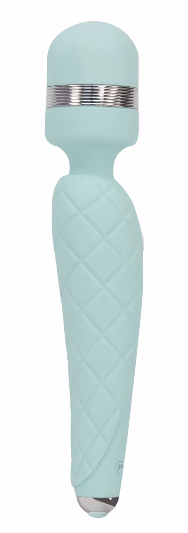 Розкішний вібромасажер PILLOW TALK - Cheeky Teal з кристалом Swarovski, плавне підвищення потужності — фото 2