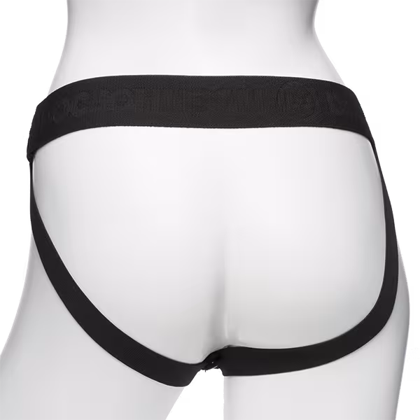 Набір для страпона з вібрацією Doc Johnson Body Extensions - BE Naughty - Black — фото 5
