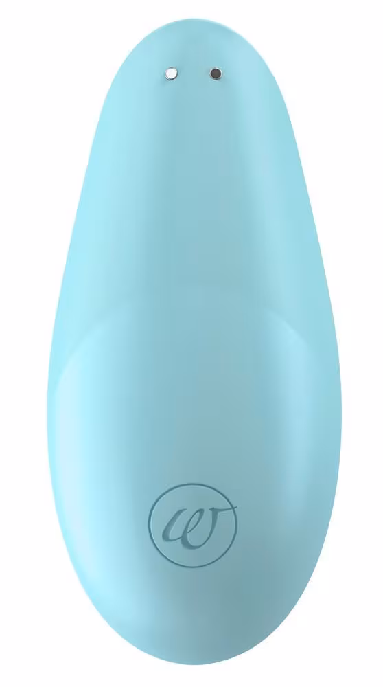 Вакуумний кліторальний стимулятор Womanizer Liberty Blue, магнітна кришка, 2 насадки — фото 5
