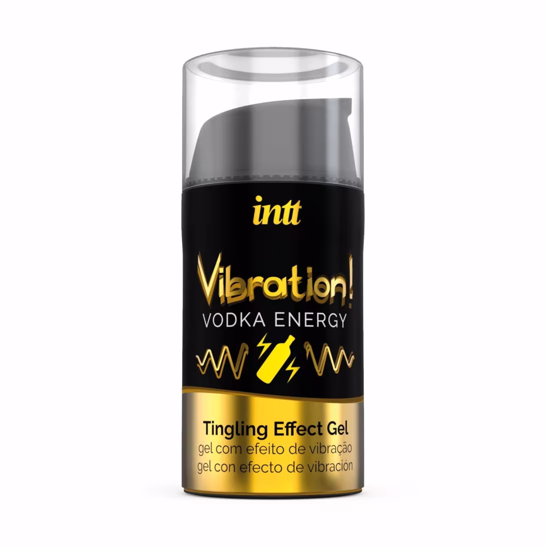 Рідкий вібратор Intt Vibration Vodka (15 мл), густий гель, дуже смачний, діє до 30 хвилин — фото 2