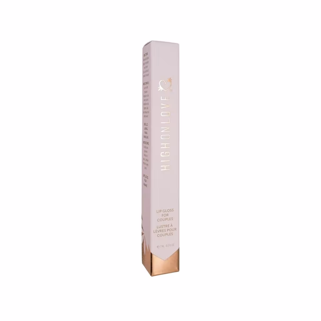 Стимулюючий блиск для губ HighOnLove - Couples Lip Gloss (7 мл) з ефектом вібрації, холод-тепло — фото 3