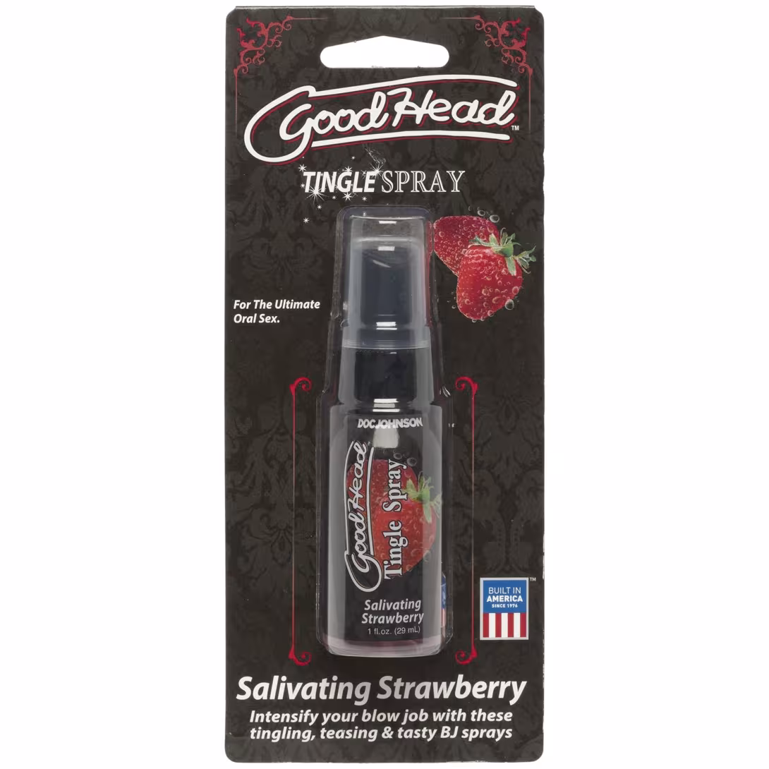 Спрей для мінету Doc Johnson GoodHead Tingle Spray - Strawberry (29 мл) із стимулювальним ефектом — фото 2