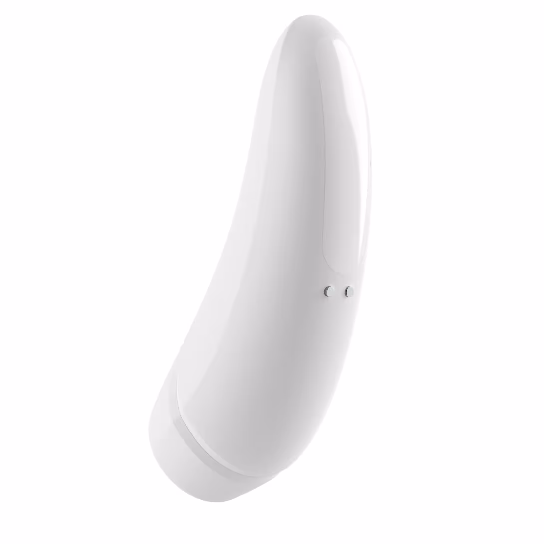 Вакуумний кліторальний стимулятор Satisfyer Curvy 1+ White з керуванням через інтернет — фото 2