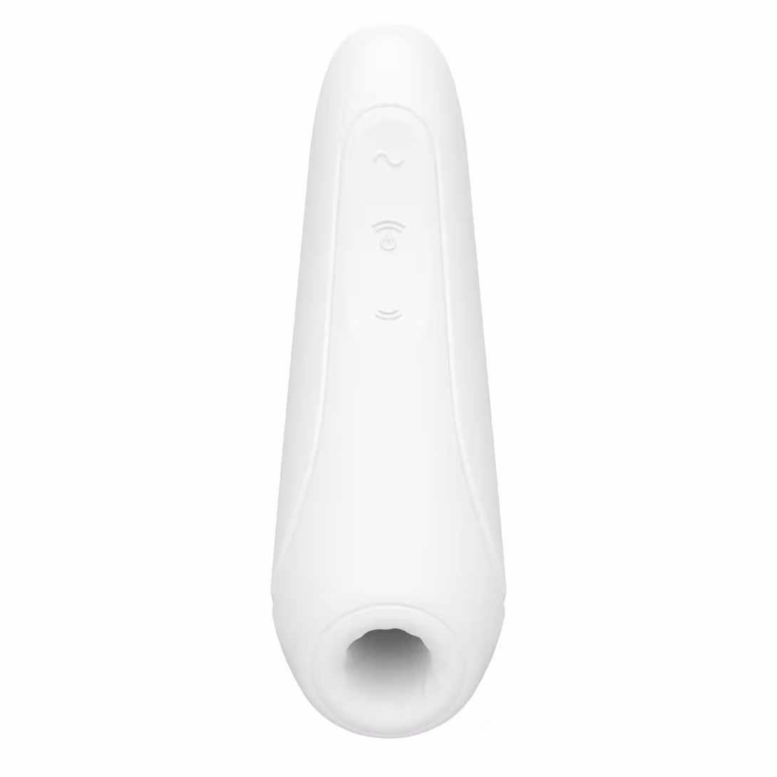 Вакуумний кліторальний стимулятор Satisfyer Curvy 1+ White з керуванням через інтернет — фото 4