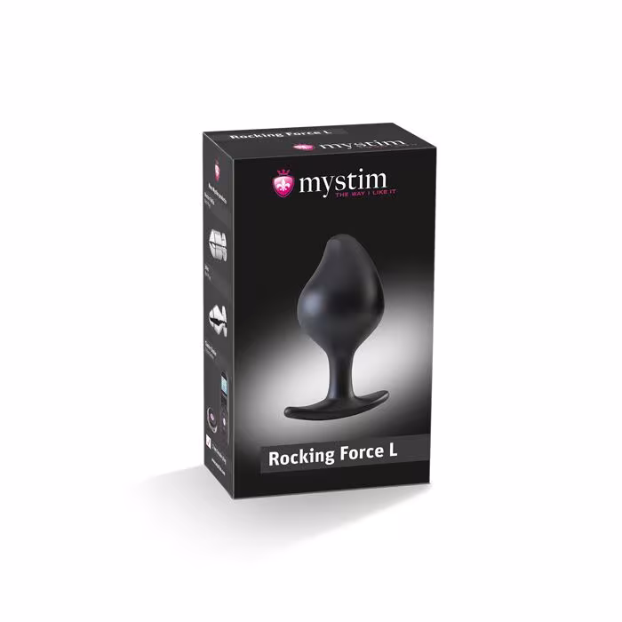 Силіконова анальна пробка Mystim Rocking Force L для електростимулятора, діаметр 4,7 см — фото 7