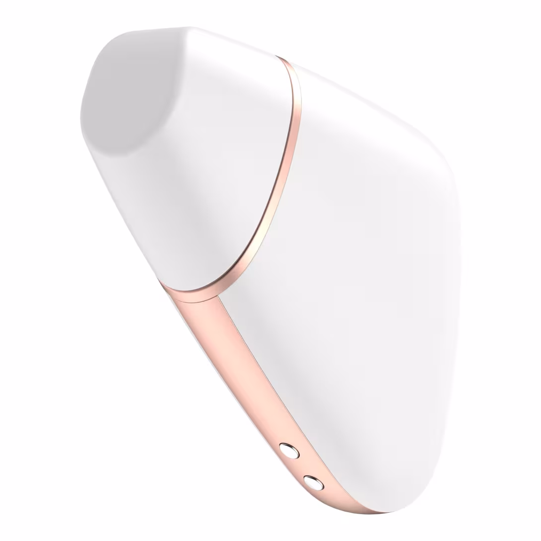 Вакуумний кліторальний стимулятор Satisfyer Love Triangle White з керуванням через інтернет — фото 2
