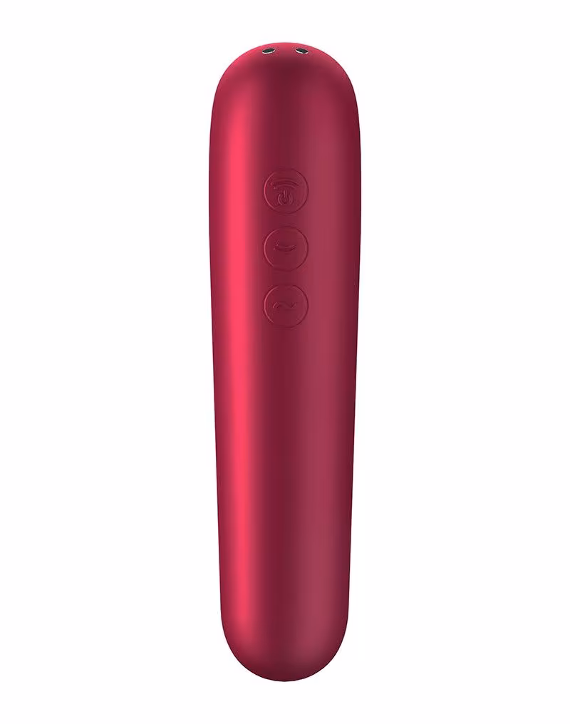 Смарт-вібратор та вакуумний стимулятор 2в1 Satisfyer Dual Love Pink — фото 2