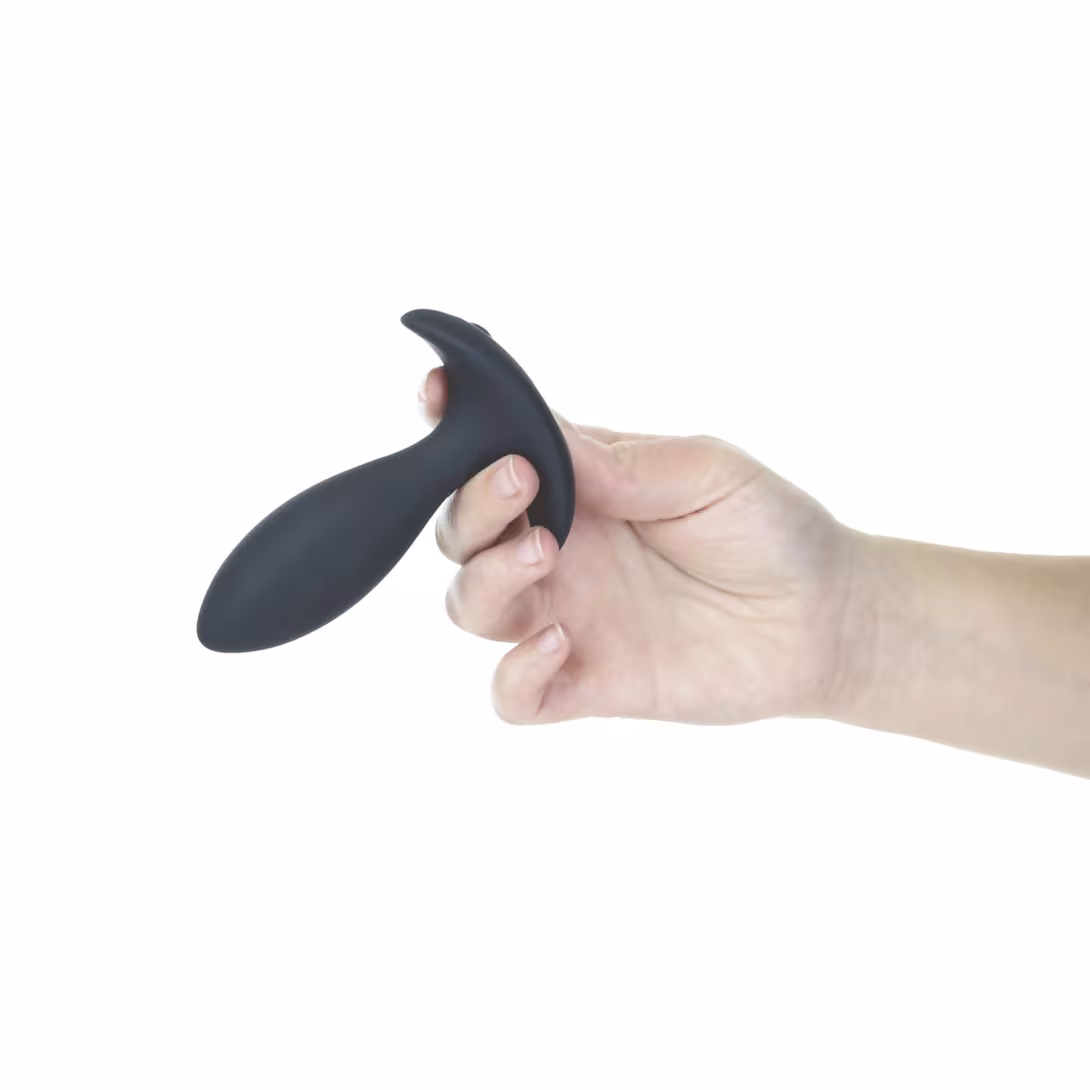 Анальна пробка з пульсацією Lux Active – Throb – 4.5" Anal Pulsating Massager, пульт ДК — фото 5