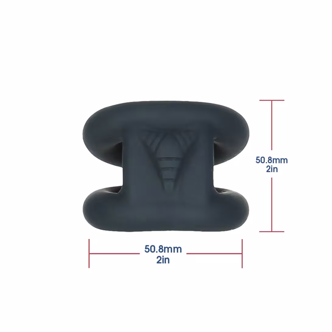Подвійне ерекційне кільце LUX Active – Tug – Versatile Silicone Cock Ring — фото 2