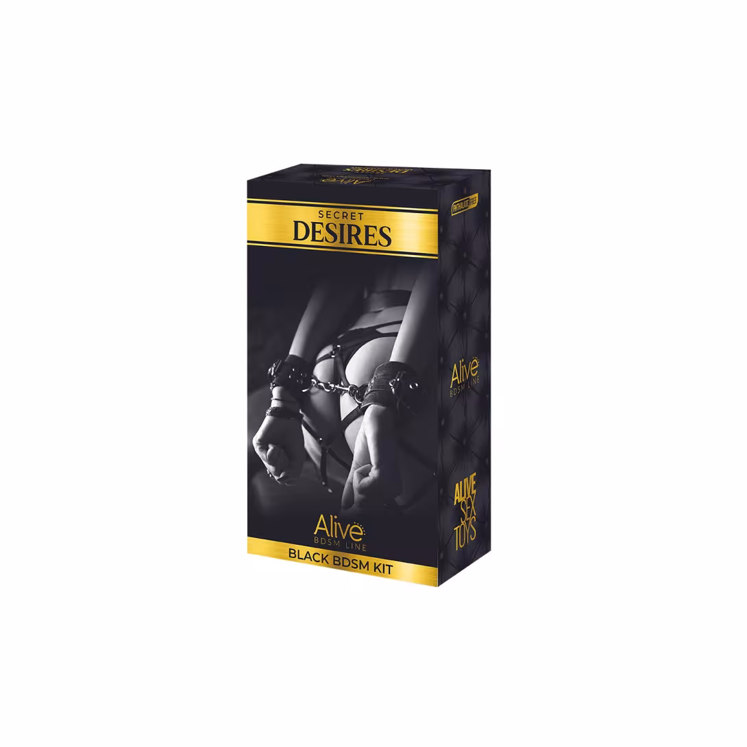 Набір аксесуарів БДСМ Alive Secret Desires Black Kit (8 pcs) — фото 2