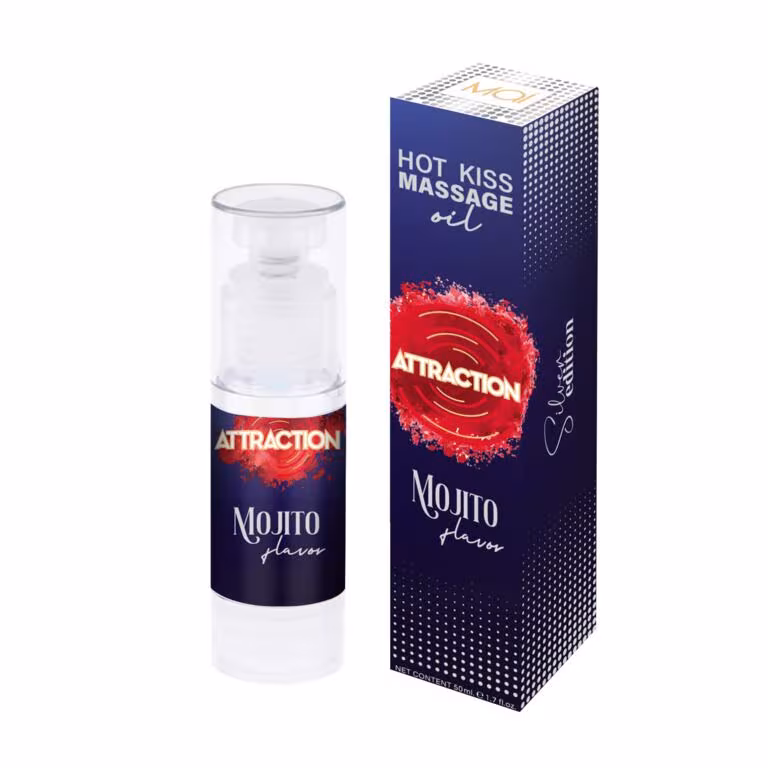 Розпродаж!!! Їстівна масажна олія MAI Attraction Mojito Hot Kiss 50 мл (термін 09.2026) — фото 2