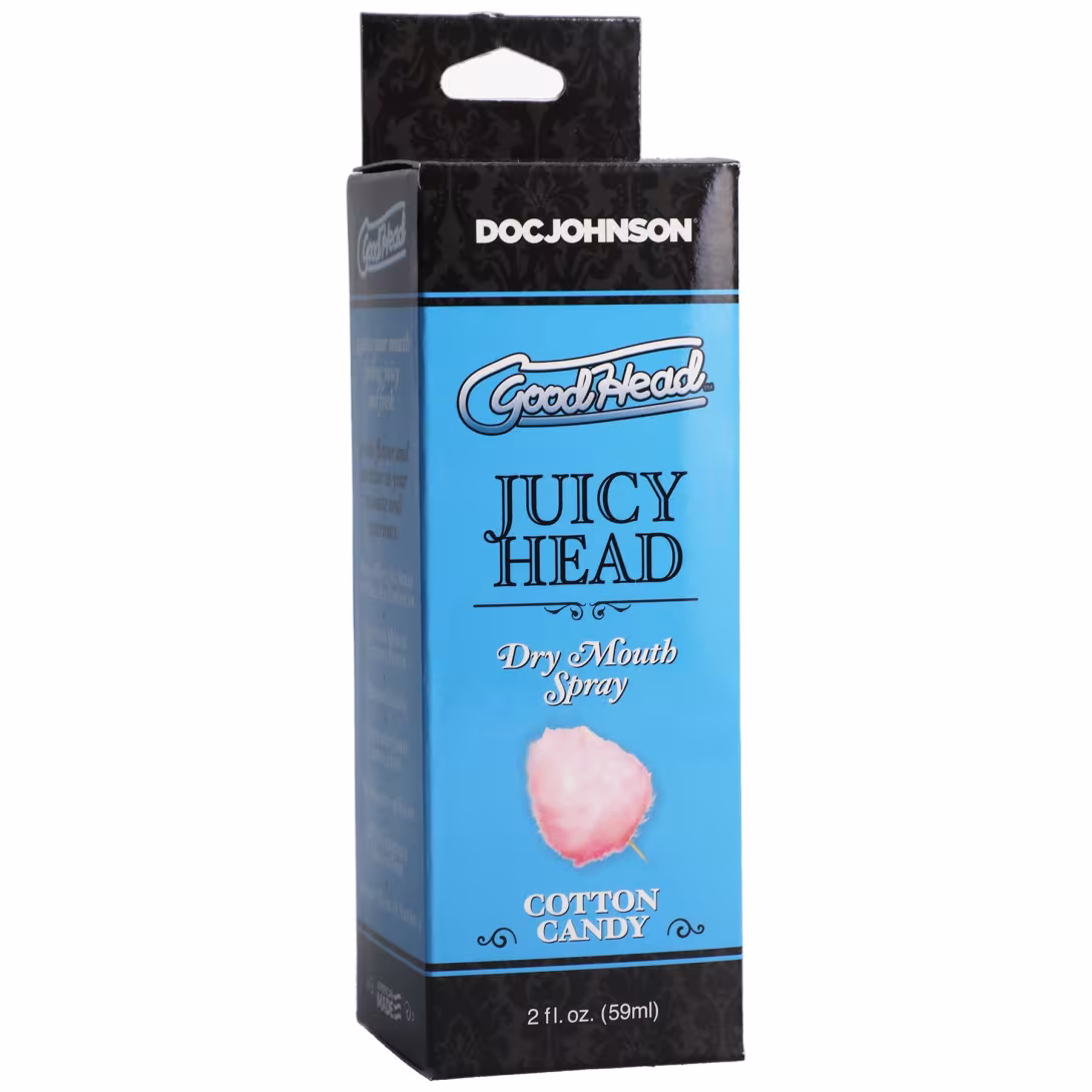 Зволожувальний спрей оральний Doc Johnson GoodHead – Juicy Head Dry Mouth Spray – Cotton Candy 59мл — фото 2