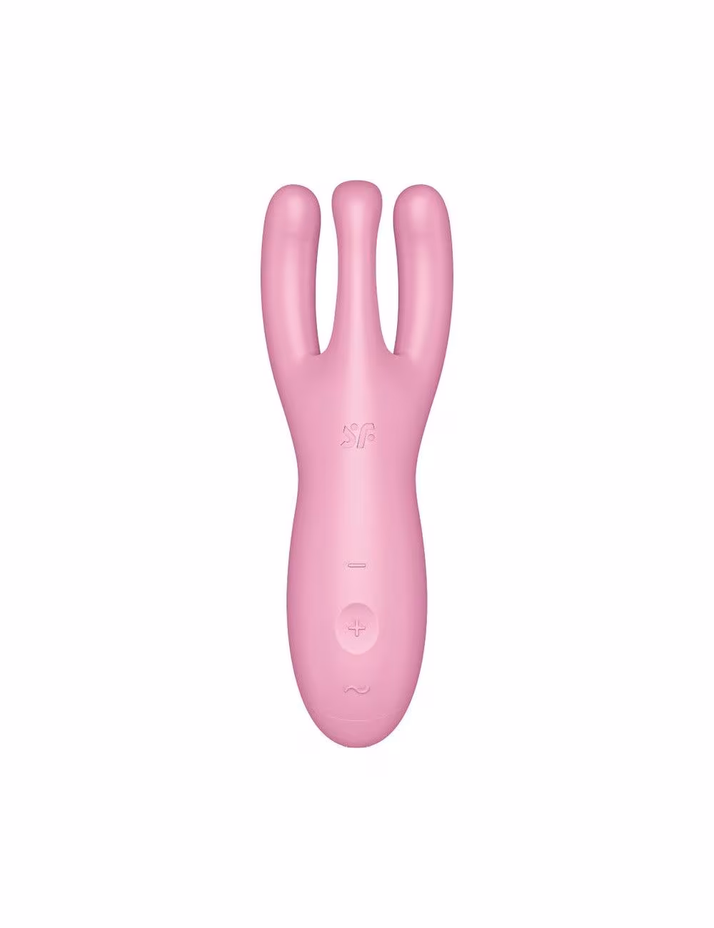 Кліторальний смарт-вібратор Satisfyer Threesome 4 Pink з трьома пальчиками — фото 2
