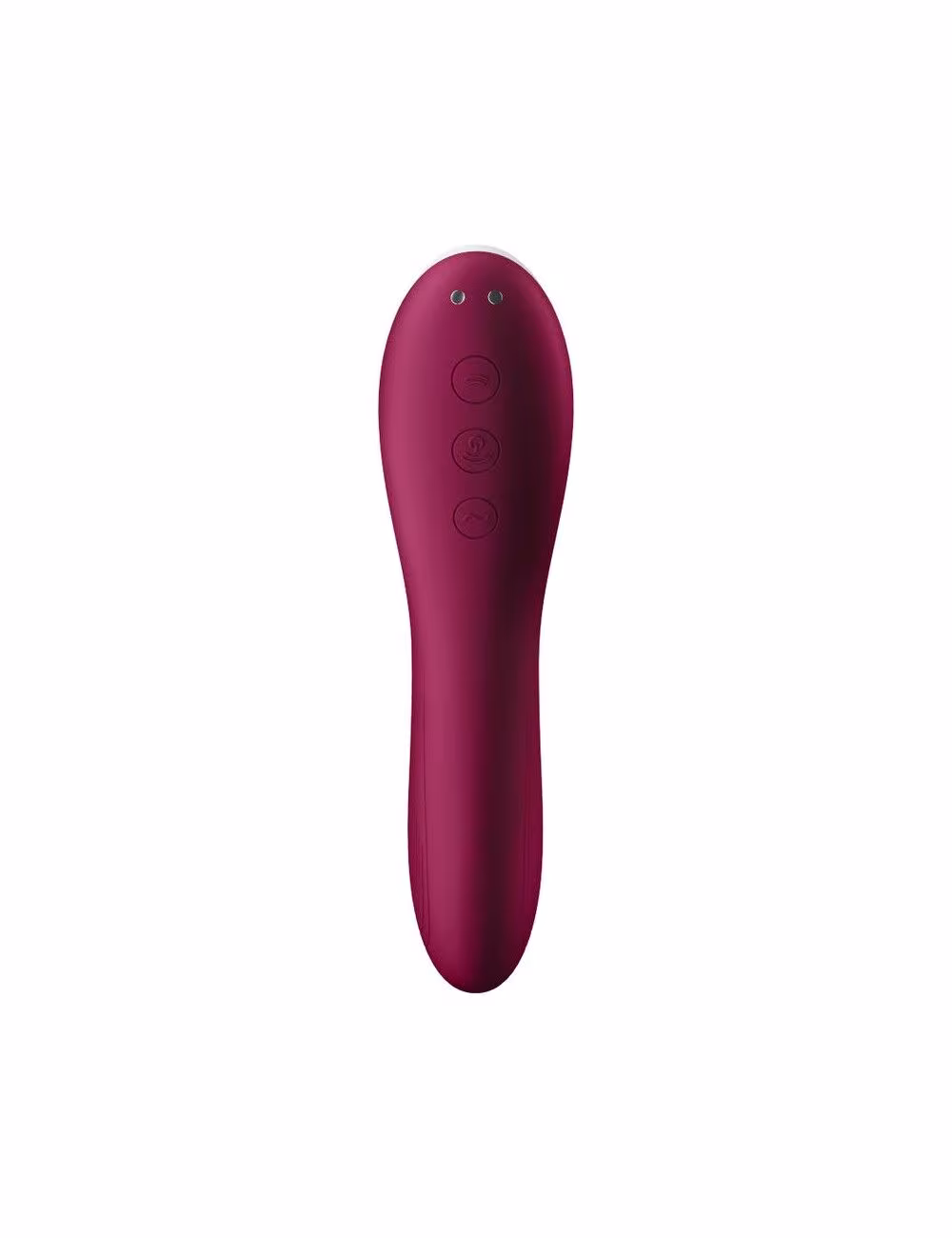 Вакуумний стимулятор із вібрацією Satisfyer Dual Crush Wine Red — фото 3
