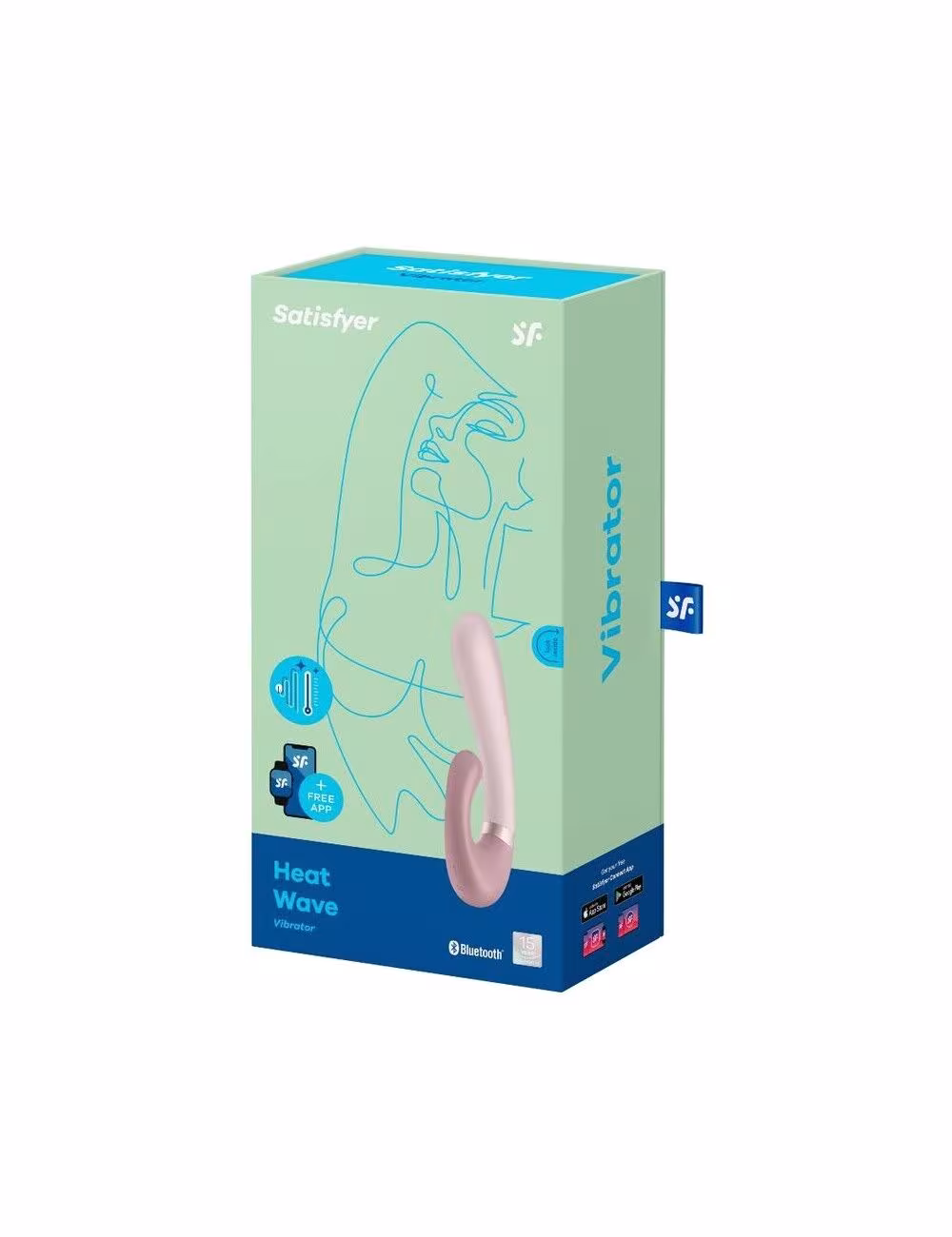 Смарт вібратор-кролик із підігрівом Satisfyer Heat Wave Mauve — фото 4