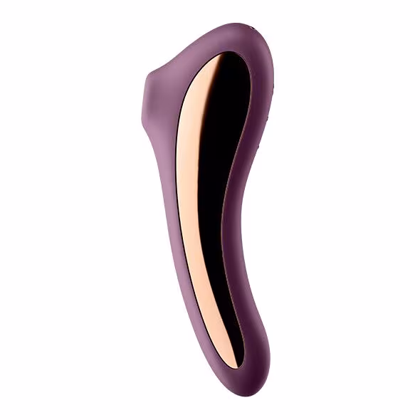 Вакуумний стимулятор з вібрацією Satisfyer Dual Kiss Wine Red — фото 3