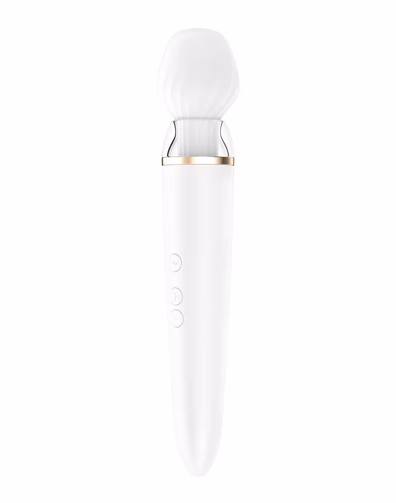 Смарт-вібромасажер зі змінною головкою Satisfyer Double Wand-er