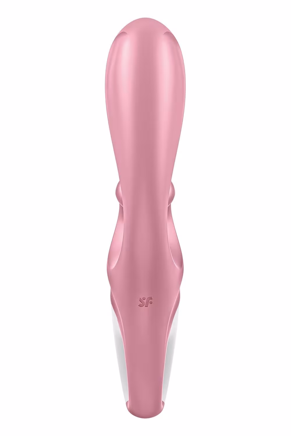 Смарт вібратор-кролик Satisfyer Hug Me Pink, 2 мотори, діаметр 4,2см, широка кліторальна частина — фото 5