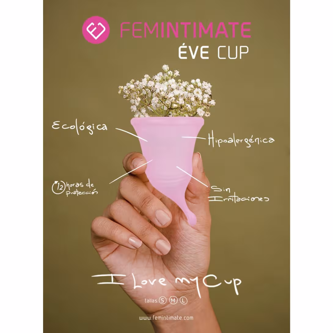 Менструальна чаша Femintimate Eve Cup New розмір S, об’єм — 25 мл, ергономічний дизайн — фото 3