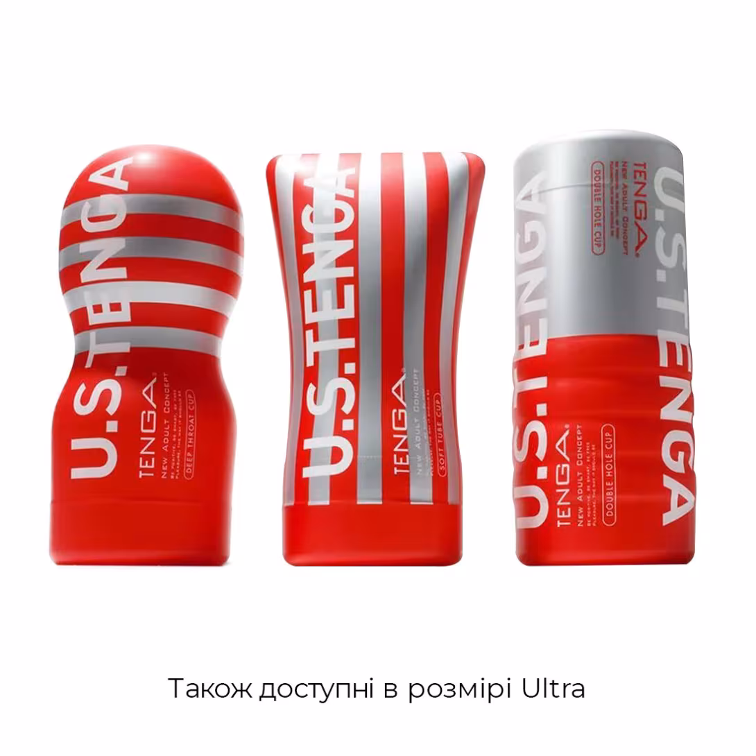 Мастурбатор Tenga US Deep Throat (Original Vacuum) Cup GENTLE (глибока глотка велика) — фото 5