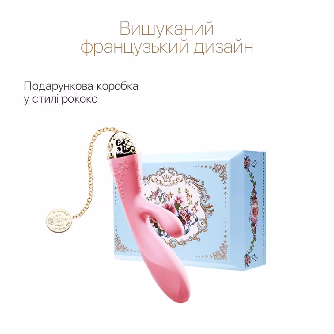 Смартвібратор-кролик Zalo — Rosalie Rouge Pink — фото 5