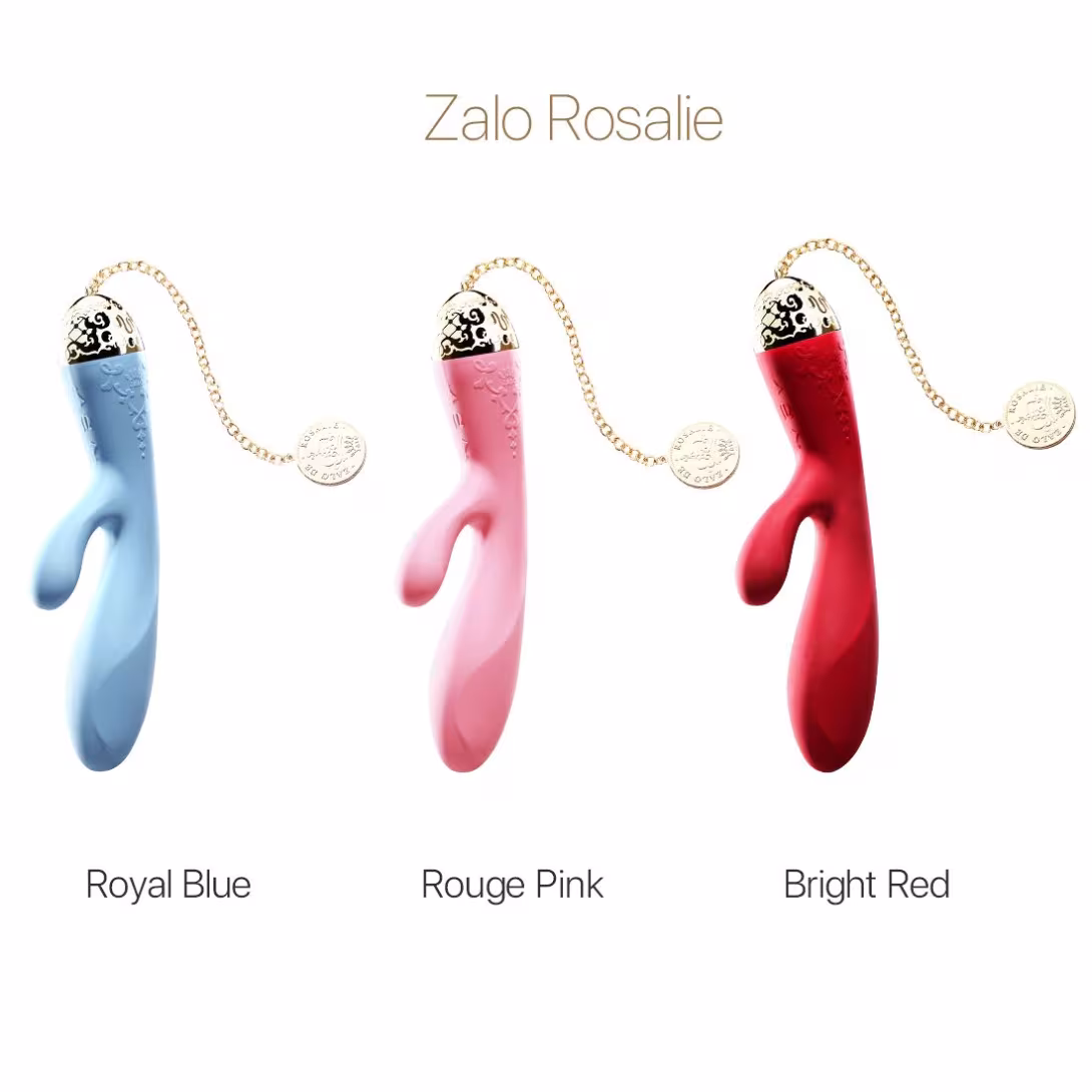 Смартвібратор-кролик Zalo — Rosalie Rouge Pink — фото 10