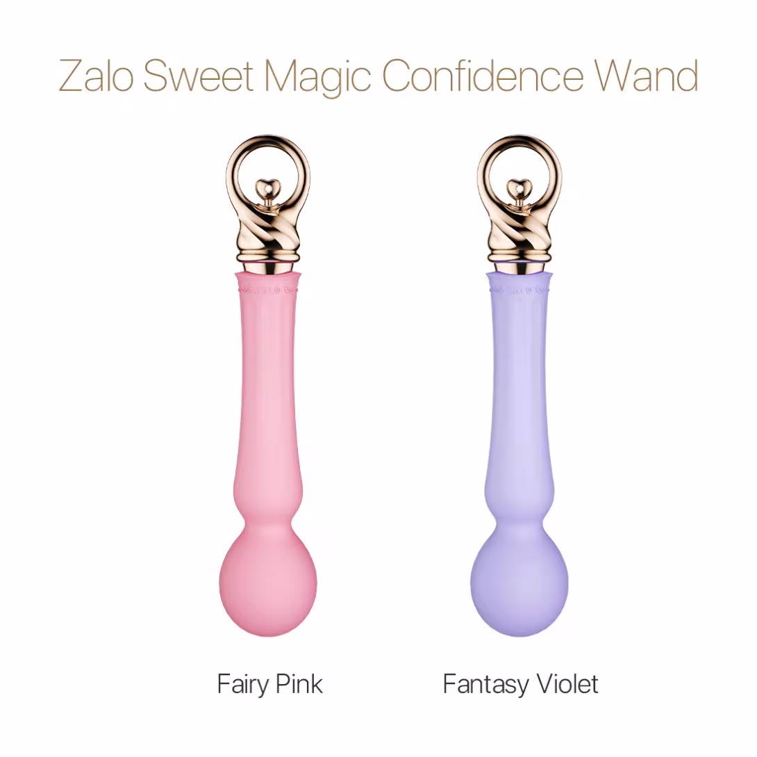 Вібромасажер із підігрівом Zalo Sweet Magic - Confidence Wand Fantasy Violet — фото 8