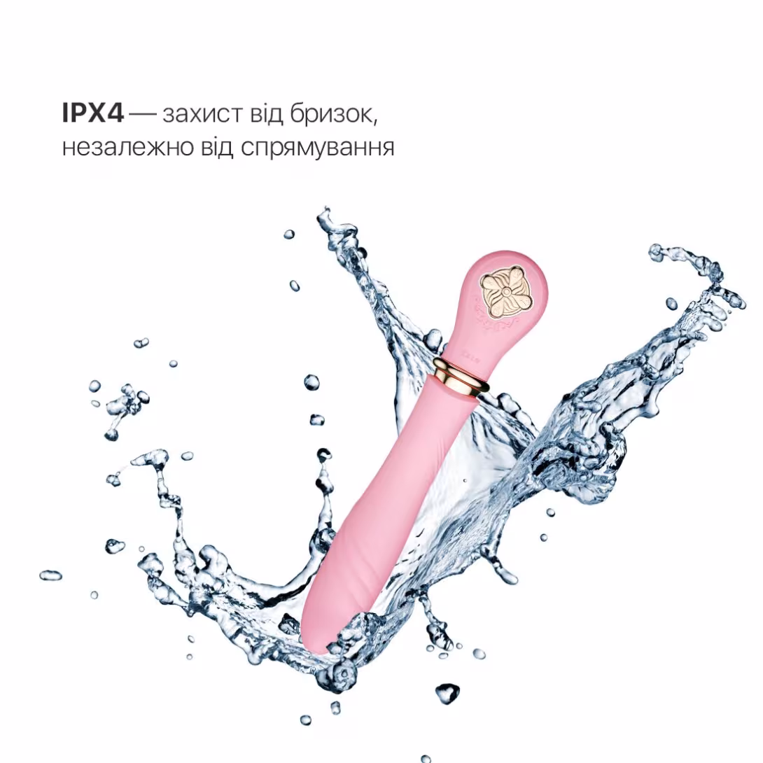 Пульсатор із підігрівом Zalo Sweet Magic - Desire Fairy Pink, турбо режим — фото 5