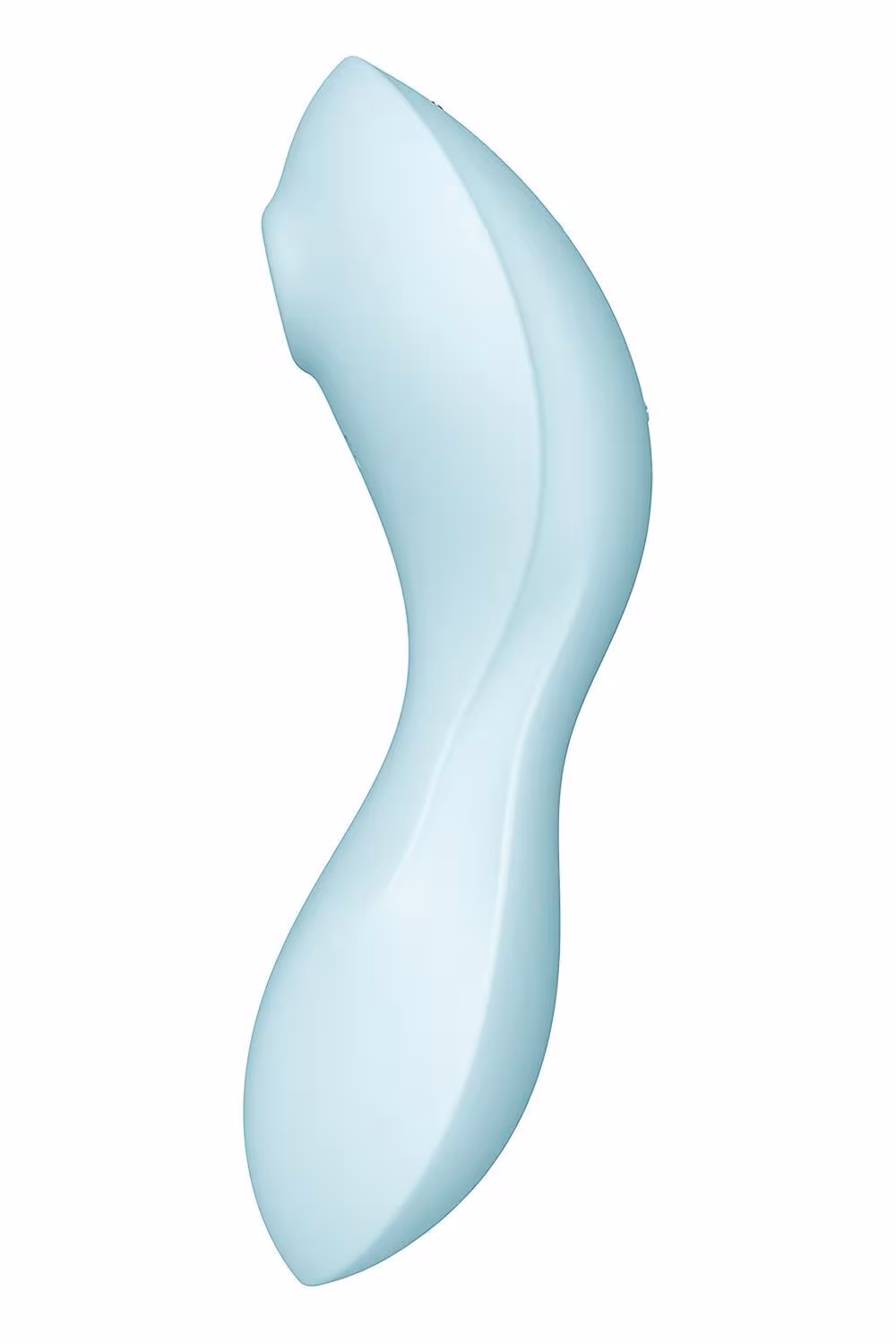 Вакуумний смарт-стимулятор із вібрацією Satisfyer Curvy Trinity 5 (Blue)  (м'яте паковання!!!) — фото 5