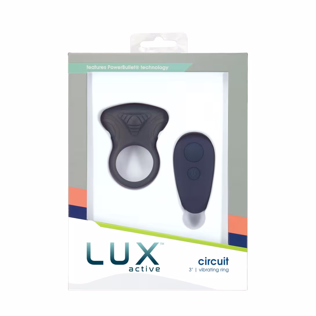Ерекційне віброкільце Lux Active Circuit Vibrating Cock Ring, пульт ДК, 7 режимів вібрації — фото 4