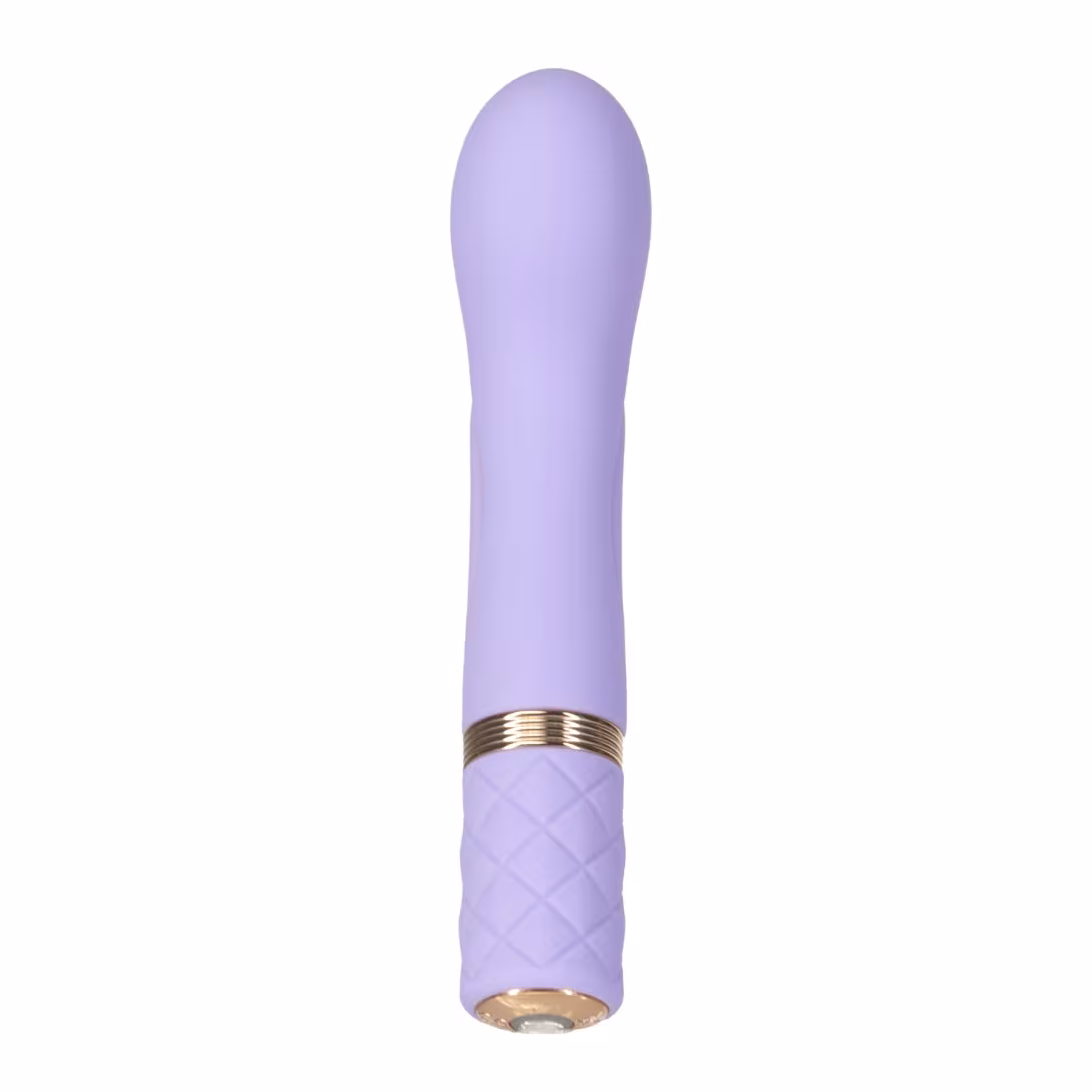 Розкішний вібратор Pillow Talk Sassy Purple Special Edition, Сваровскі, пов’язка на очі+гра — фото 2