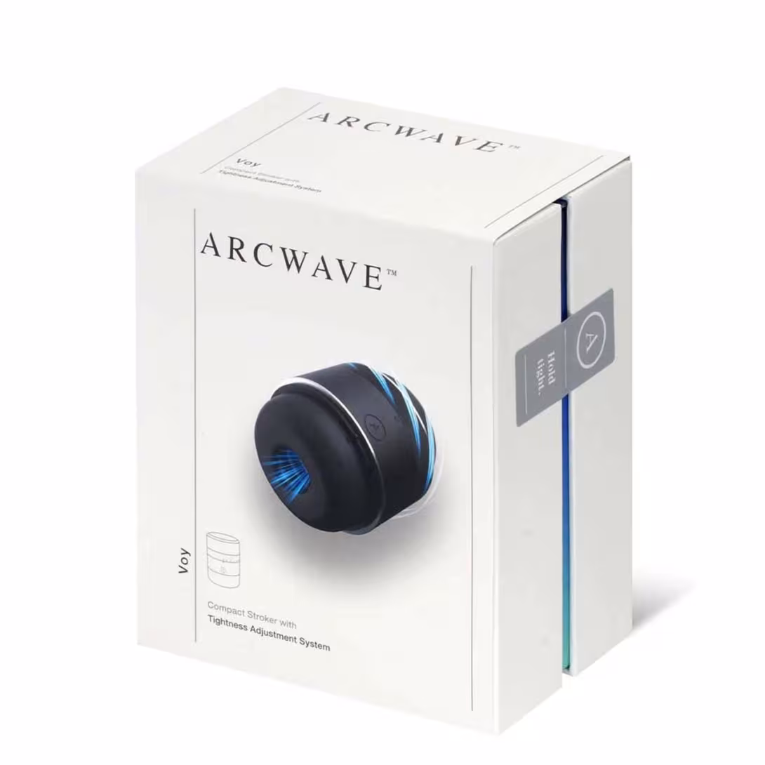 Мастурбатор з регулюванням герметичності Arcwave Voy Compact Stroker, 8 інтенсивностей, наскрізний — фото 10